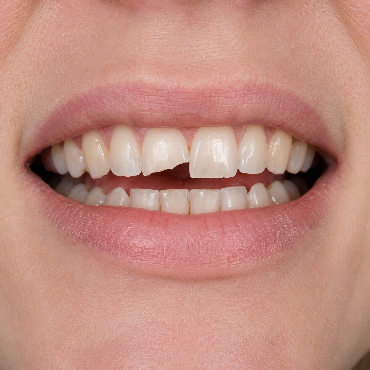 Case 1: Broken Tooth Repair — before